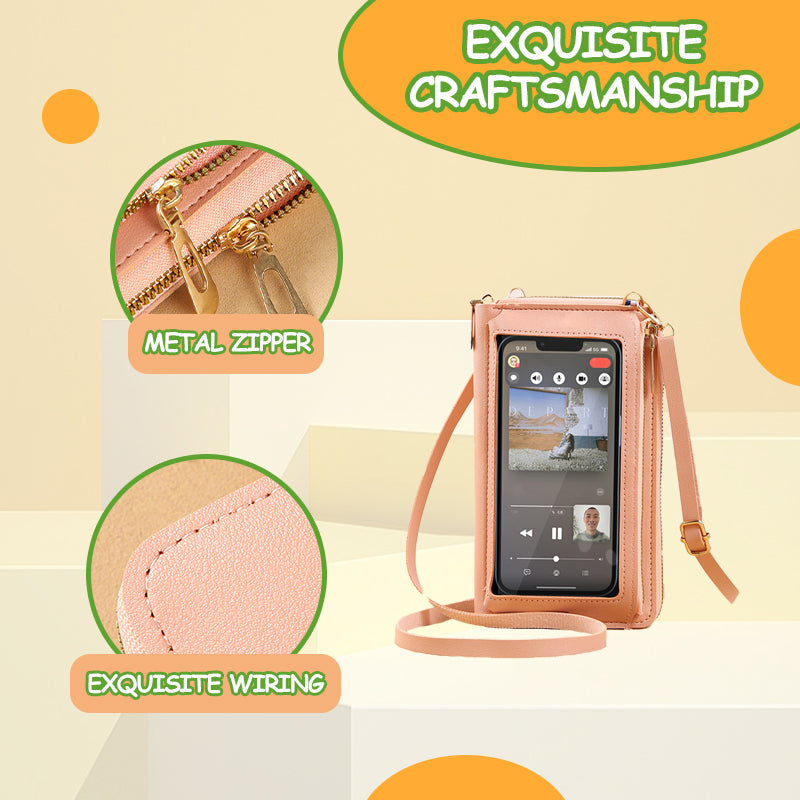 Transparent Mini Touch Screen Mobile Phone Bag