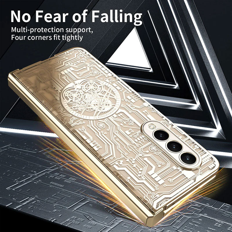 Cyberpunk Style Phone Case For Samsung Galaxy Z Fold4 Fold3 5G