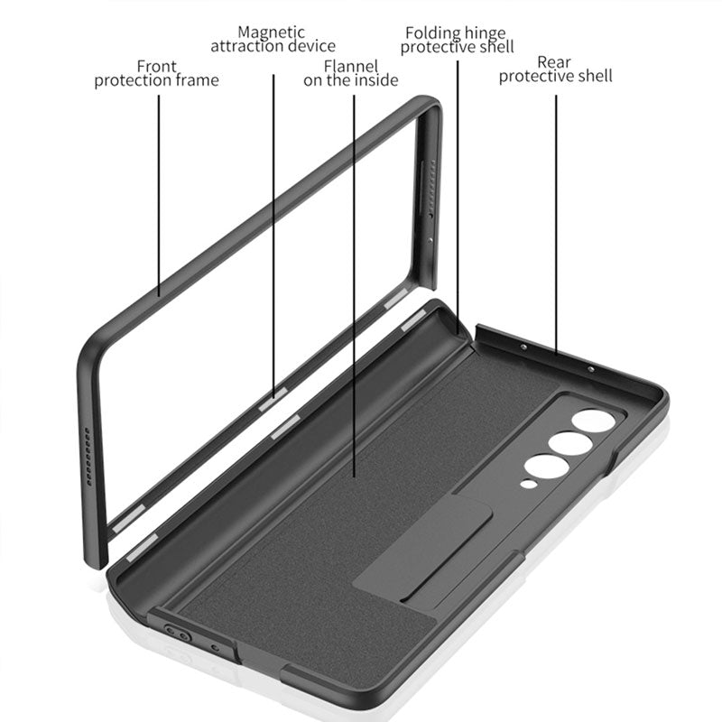 Samsung Galaxy Z Fold3 Fold4 5G Magnetic Hinge Stand Case