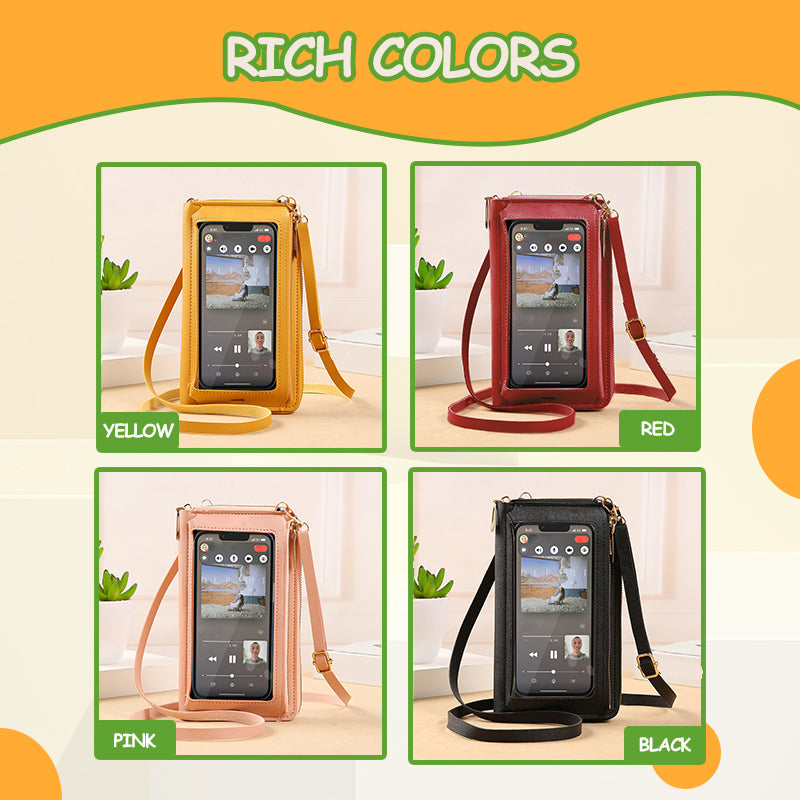 Transparent Mini Touch Screen Mobile Phone Bag