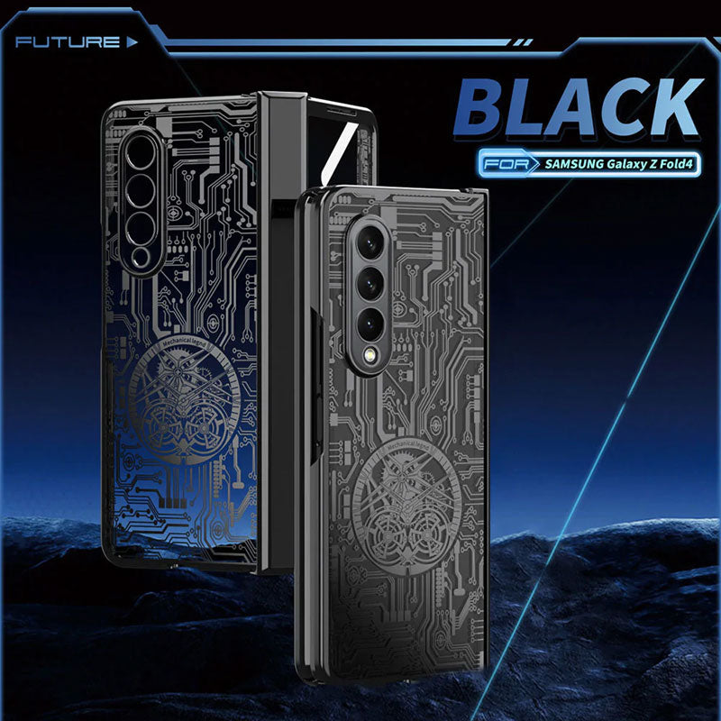 Cyberpunk Style Phone Case For Samsung Galaxy Z Fold4 Fold3 5G